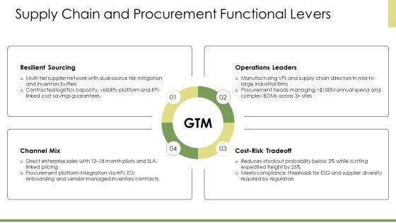 Functional Level Strategy PPT PowerPoint VM