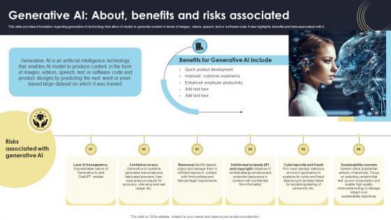 Generative AI About Benefits And Risks Associated How Generative AI Tools Work AI SS V Generative AI About Benefits And Risks Associated How Generative AI Tools Work AI SS V