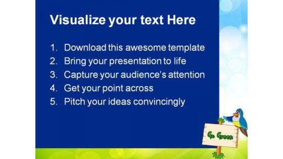go_green_with_blue_bird_animals_powerpoint_themes_and_powerpoint_slides_0811_text.jpg