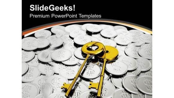 golden_keys_on_coins_security_powerpoint_templates_ppt_backgrounds_for_slides_0213_title.jpg