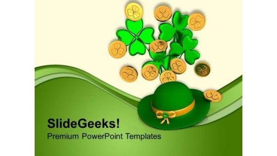 green_hat_with_clover_bunch_shamrock_coins_powerpoint_templates_ppt_backgrounds_for_slides_0313_title.jpg