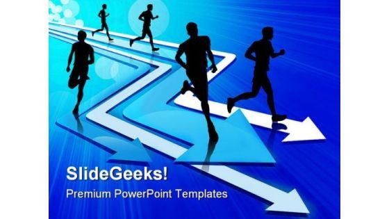 group_of_five_man_running_on_arrow_competition_powerpoint_themes_and_powerpoint_slides_0411_title.jpg