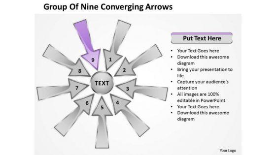 group_of_nine_coverging_arrows_ppt_circular_flow_process_powerpoint_slide_1.jpg