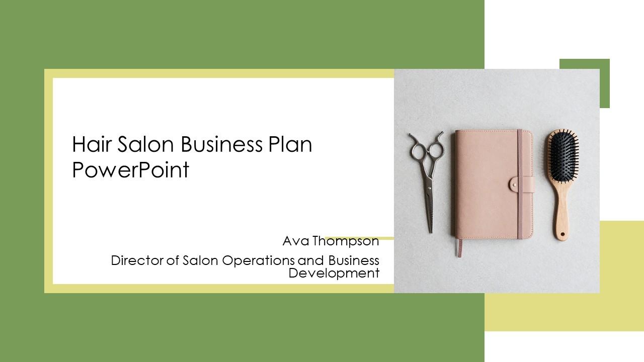Hair Salon Business Plan PPT Mockup VM