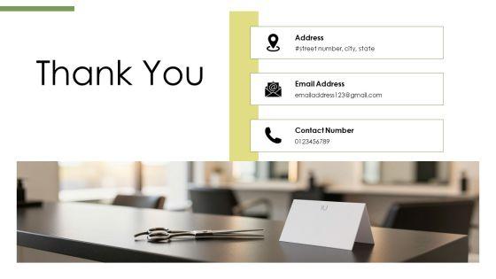 Hair Salon Business Plan PPT Mockup VM