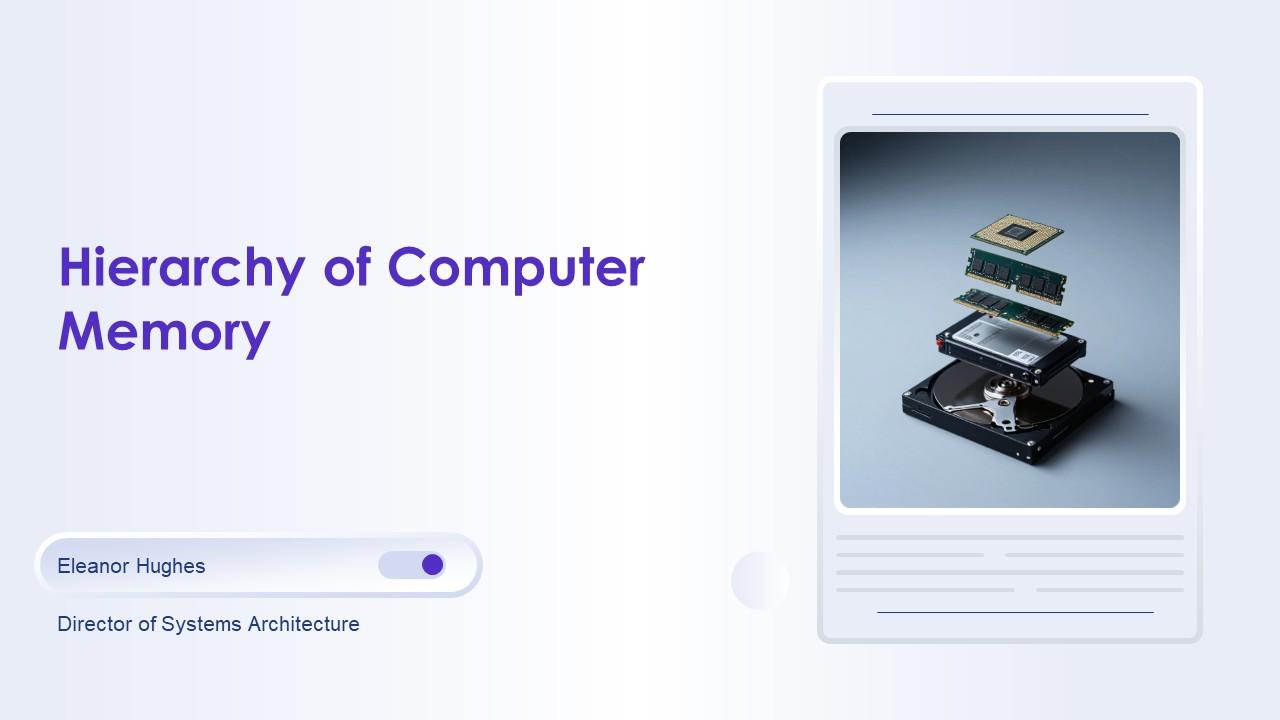 Hierarchy Of Computer Memory PPT PowerPoint VM