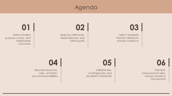 High Level Timeline PPT Information VM