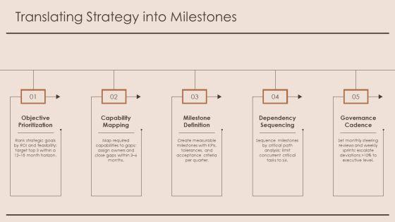 High Level Timeline PPT Information VM