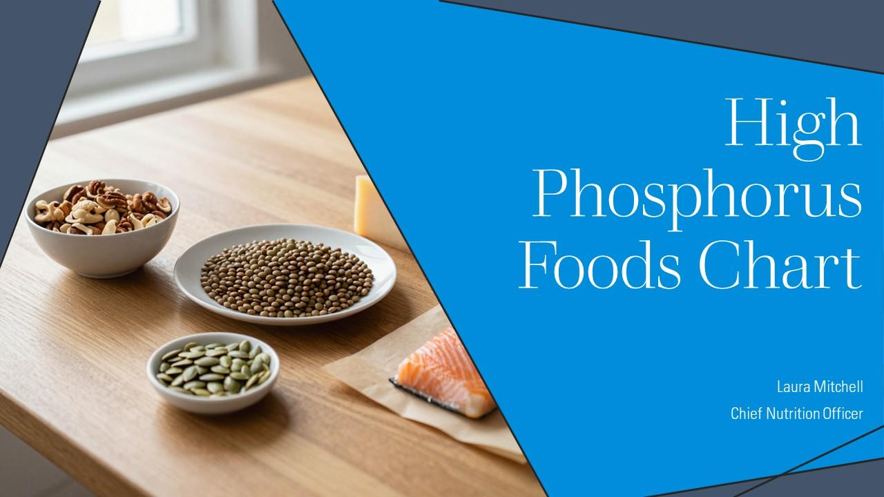 High Phosphorus Foods Chart PPT Template VM