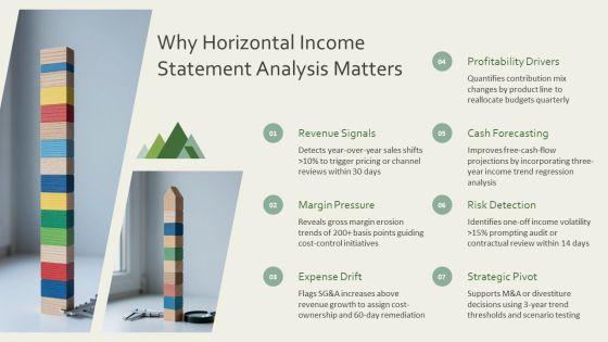 Horizontal Analysis Income Statement PPT Example VM
