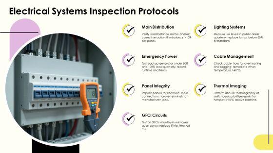 Hotel Preventive Maintenance Checklist PPT Structure VM