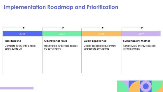 Hotel Site Inspection Checklist PPT Template VM