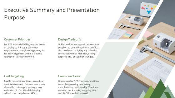 House Of Quality PPT Information VM