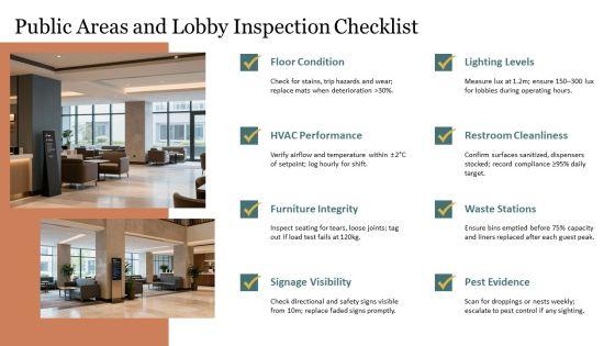 Housekeeping Inspection Checklist PPT Slides VM