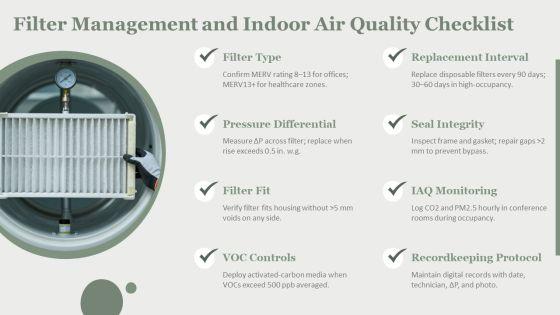 Hvac Preventive Maintenance Checklist PDF PPT Example VM