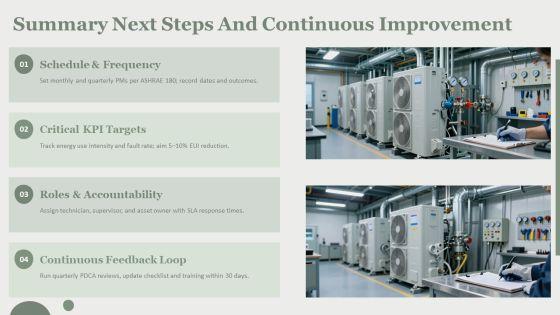 Hvac Preventive Maintenance Checklist PDF PPT Example VM