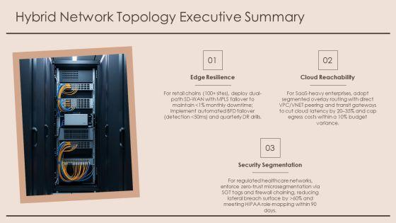 Hybrid Network Topology PPT Example VM