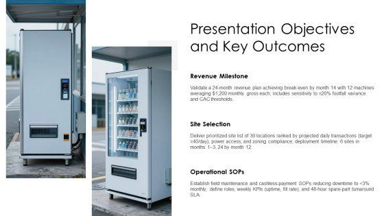 Ice Vending Machine Business Plan PPT Information VM