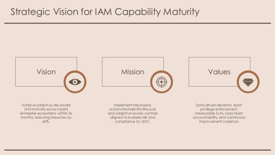 Identity And Access Management Capability Maturity Model PPT Graphics VM
