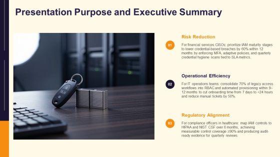 Identity And Access Management Maturity Model PPT Presentation VM