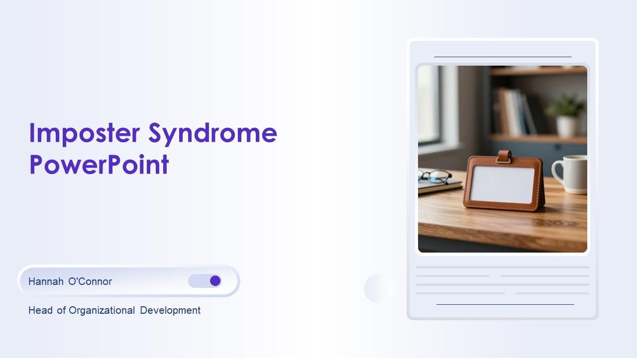 Imposter Syndrome PPT Example VM