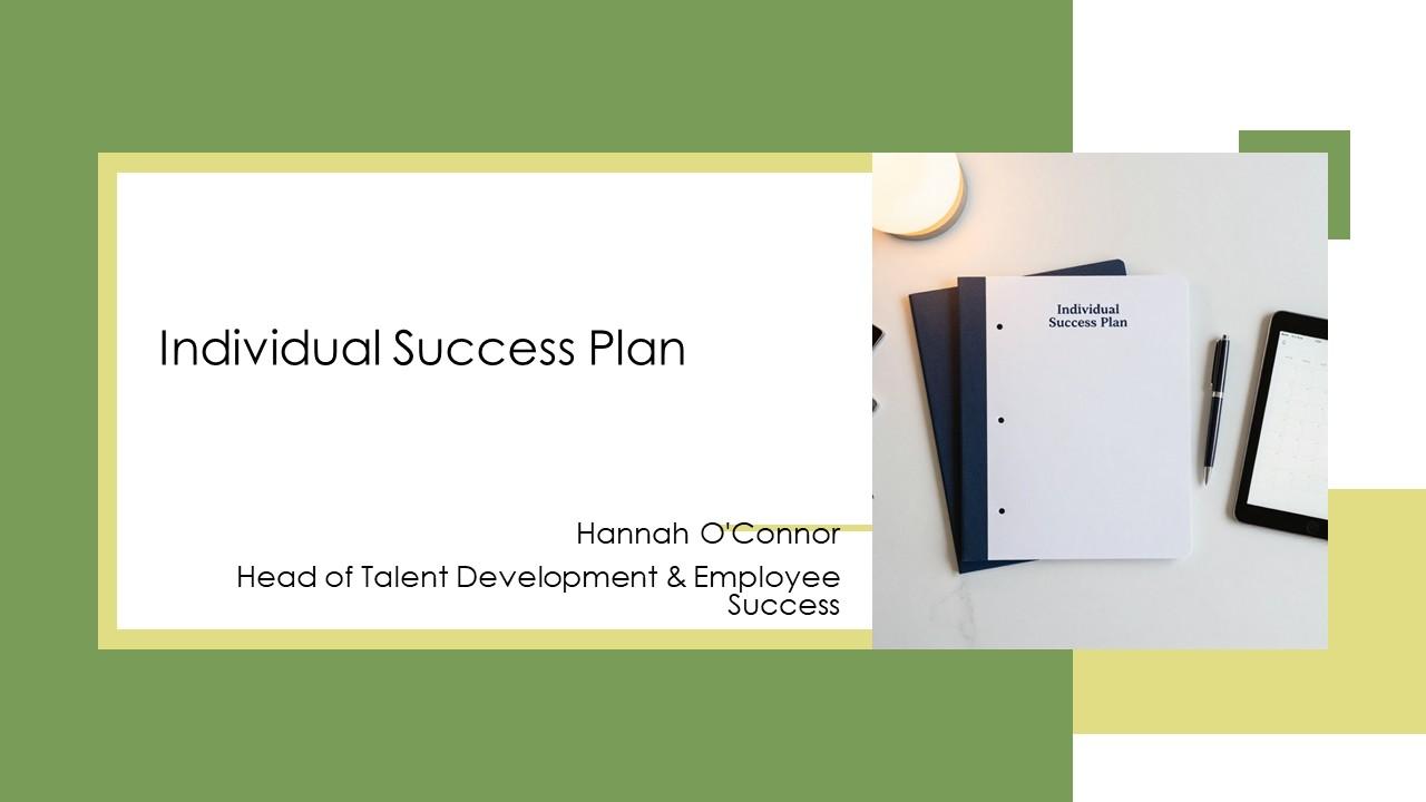 Individual Success Plan PPT Slides VM