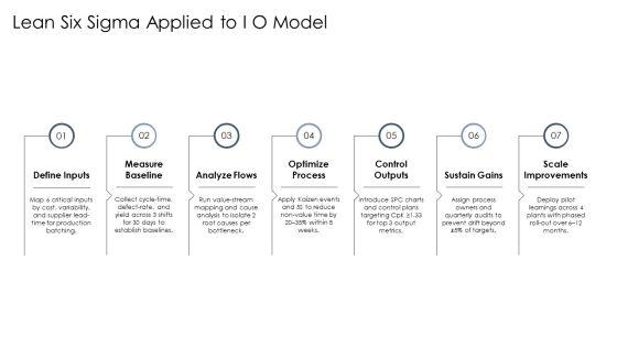 Input Process Output Model Sample For Input Output Optimization PPT Guidelines VM
