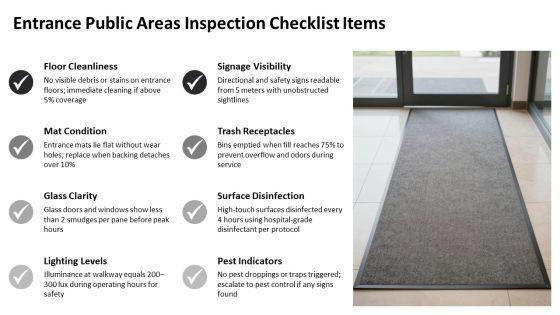 Inspection Checklist For Housekeeping PPT Structure VM