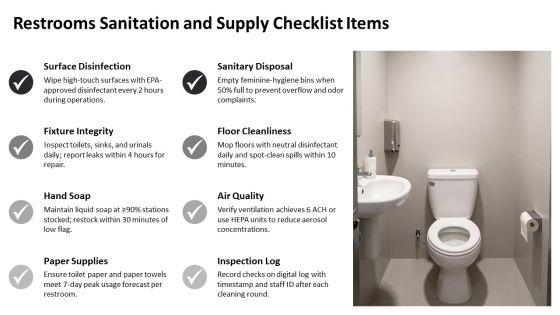 Inspection Checklist For Housekeeping PPT Structure VM