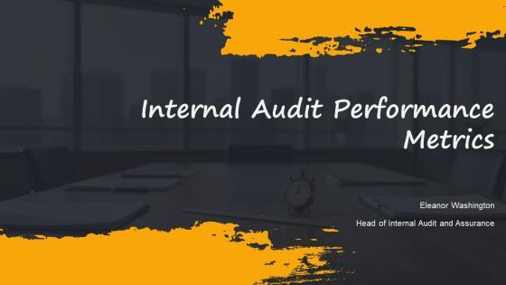 Internal Audit Performance Metrics PPT Slides VM