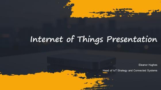 Internet Of Things PPT Information VM