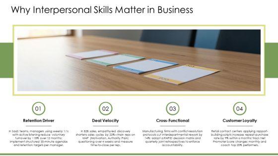 Interpersonal Skills Slides PPT Presentation VM