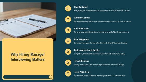 Interview Training For Hiring Managers PPT Designs VM