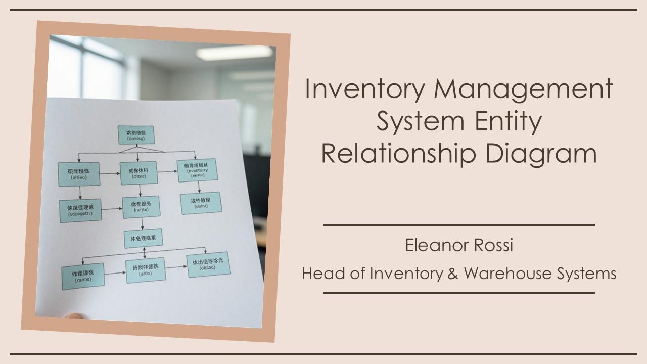 Inventory Management System Entity Relationship Diagram PPT Slides VM