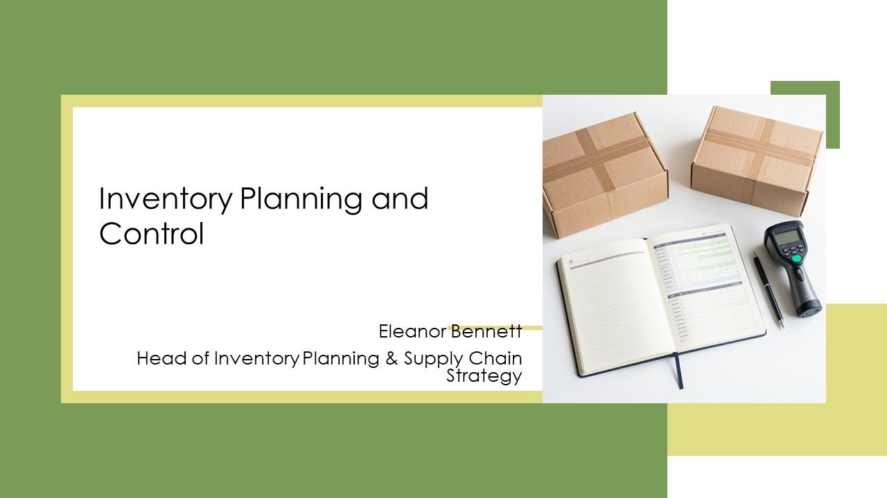 Inventory Planning And Control PPT Presentation VM