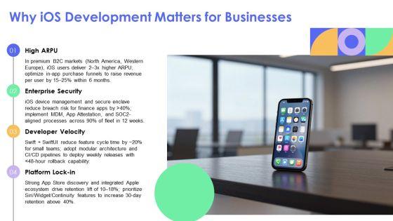 Ios Development Roadmap PPT PowerPoint VM