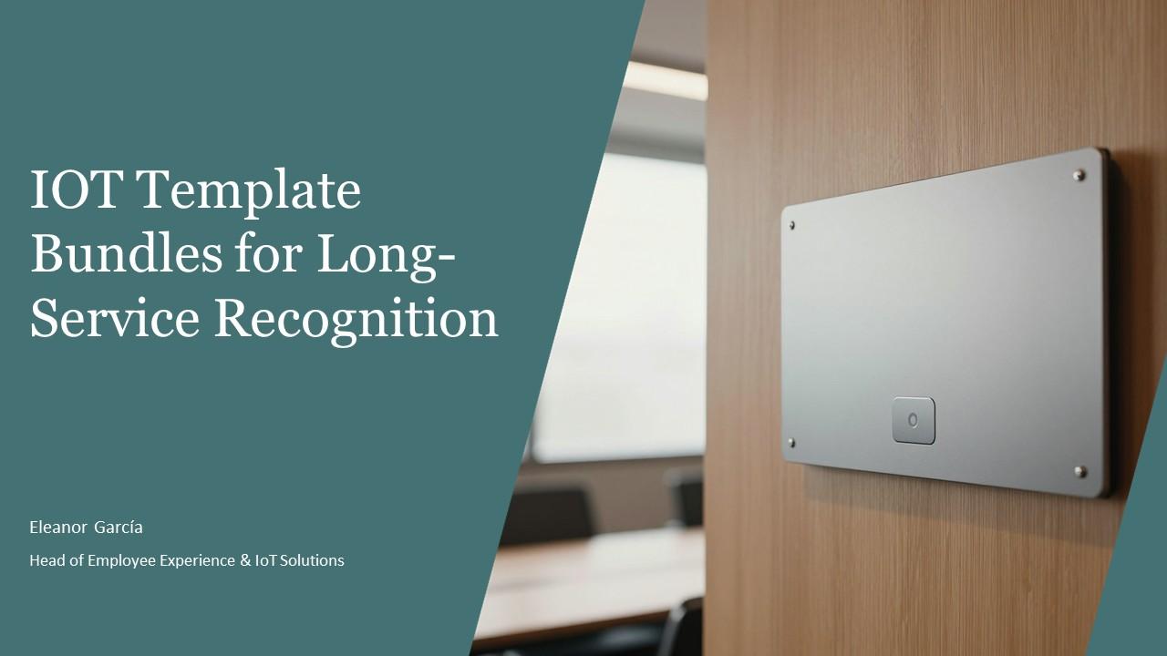 IOT Template Bundles For Long Service Recognition PPT Template VM