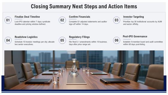 IPO Roadshow PPT Slides VM