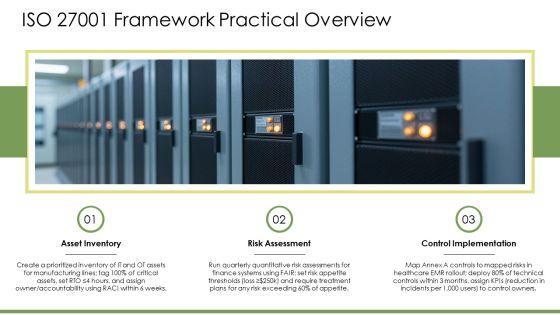 ISO 27001 Risk Management Framework PPT Summary VM