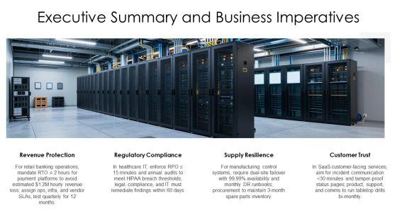 IT Service Continuity Management PPT Summary VM