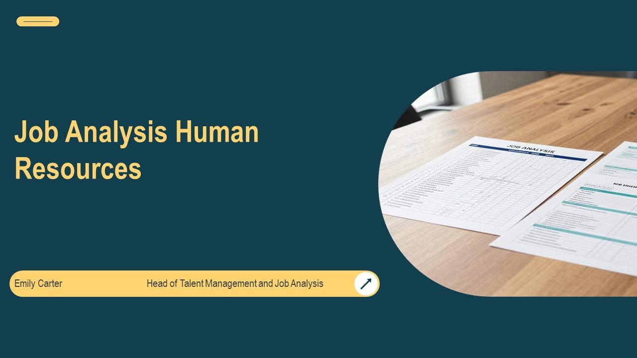 Job Analysis Human Resources PPT Information VM