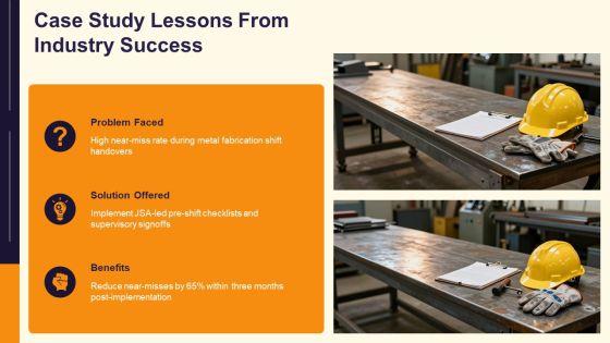 Job Safety Analysis PPT Summary VM