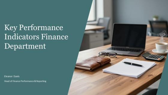 Key Performance Indicators Finance Department PPT Outline VM