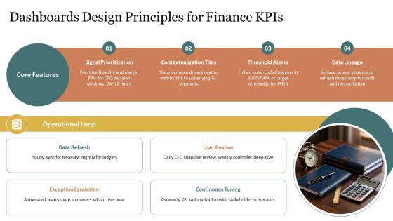 Key Performance Indicators Finance Department PPT Outline VM