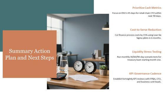 Key Performance Indicators Finance Department PPT Outline VM