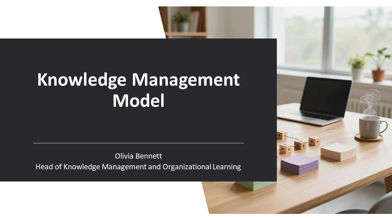 Knowledge Management Model PPT Structure VM