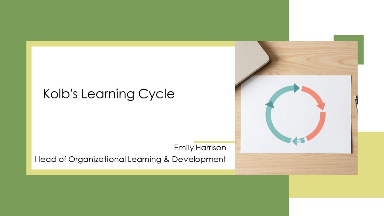 Kolbs Learning Cycle PPT Information VM