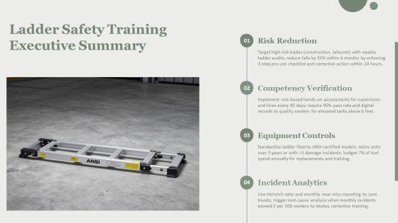 Ladder Safety Training PPT Information VM