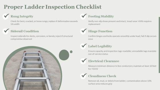 Ladder Safety Training PPT Information VM