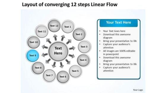 layout_of_converging_12_steps_linear_flow_circular_process_powerpoint_templates_1.jpg